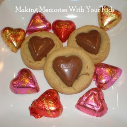Valentine’s Day Peanut Butter Cookies