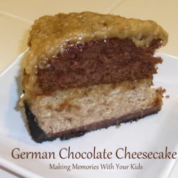 German Chocolate Cheesecake