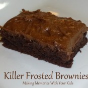 killer frosted brownies