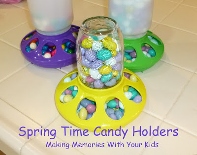 Spring Time Candy Holders - Making Memories With Your Kids