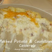 Cauliflower Mashed Potato Casserole