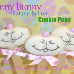 Funny Bunny Nutter Butter Cookie Pops