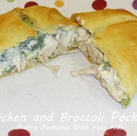 chicken and broccoli pockets