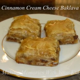 Cinnamon Cream Cheese Baklava