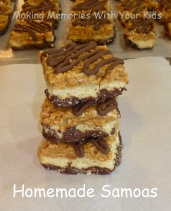 homemade samoa cookies