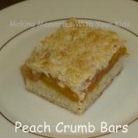 peach crumb bars