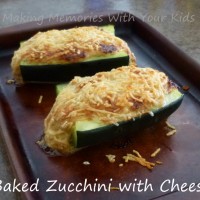 baked zucchini with cheese