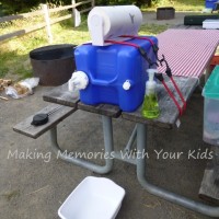 hand washing station