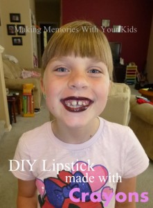 DIY crayon lipstick