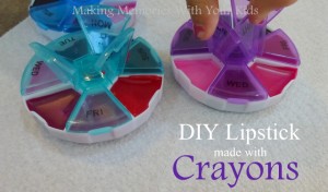 DIY lipstick with crayons