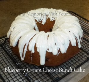 blueberry cream cheese bundt cake