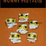mummy pretzels for halloween