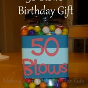 50 blows birthday gift idea