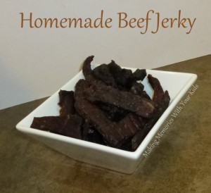 homemade beef jerky