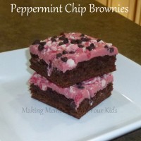 Peppermint Chip Brownies