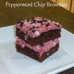 Peppermint Chip Brownies