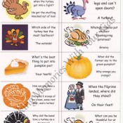 Thanksgiving lunch box notes jokes