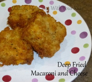 deep fried macaroni and cheese