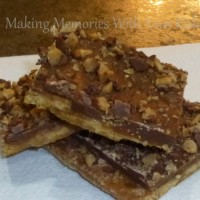 Chocolate Caramel Graham Cracker Toffee Cookies