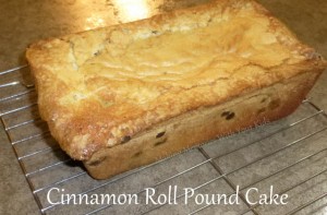 Cinnamon Roll Pound Cake