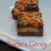 Reese's Gooey Cake Bars
