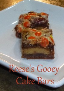 Reese's Gooey Cake Bars