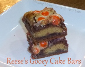 Reese's Gooey Cake Bars