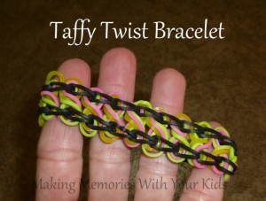 Taffy Twist Rainbow Loom Bracelet