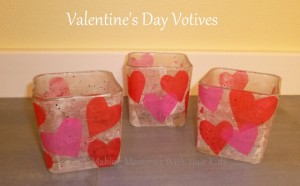 Valentine's Day Votive Craft for Kids