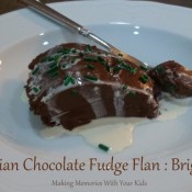 Brazilian Chocolate Fudge Flan