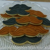 Mustache Sugar Cookies