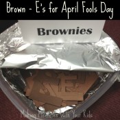 Brownies for April Fools Day