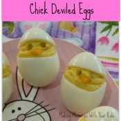 Chick Deviled Eggs for Easter