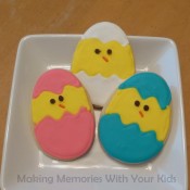 Chick Sugar Cookies for Easter