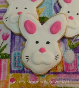 Easter Bunny Cookies - Making Memories With Your Kids