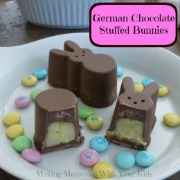 German Chocolate Stuffed Bunnies