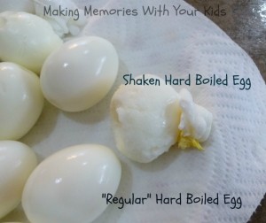 Shaken Eggs vs. Regular Eggs