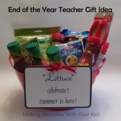 End of the Year Teacher Gift with Printable Label