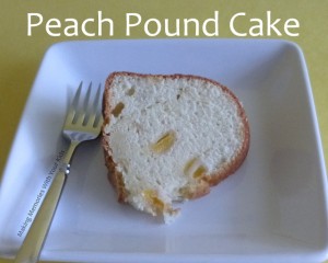 Peach Pound Cake