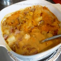 Cheese, Potato and Smoked Sausage Casserole