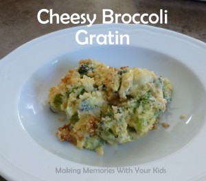 Cheesy Broccoli Gratin