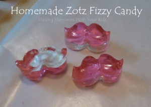 Homemade Zotz Fizzy Candy