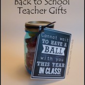 Back to School Teacher Gift with printable