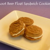 Root Beer Float Sandwich Cookies