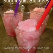 Homemade Bubblegum Slushees (Icee)