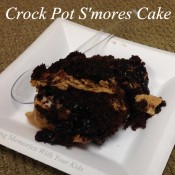 Crock Pot S'mores Cake - Slow Cooker