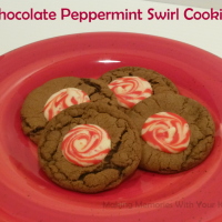 Chocolate Peppermint Swirl Cookies