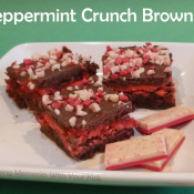 Peppermint Crunch Brownies with Andes Peppermint Crunch