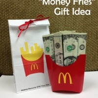 Money Fries Gift Idea