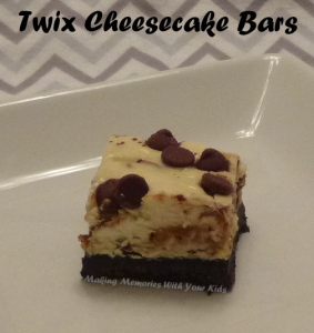 Twix Cheesecake Bars